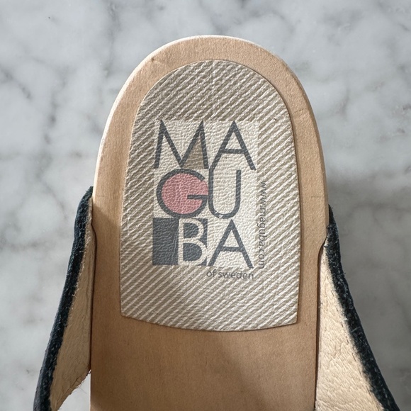 Maguba of Sweden Nairobi woven leather Clogs - Black, 39 - Picture 4 of 6